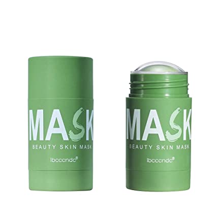 Green Tea Purifying Clay Face Mask, Blackhead Remover Oil Control Face Moisturizes Deep Clean Pore Purifying Clay Stick Deep Cleansing Mask, Exfoliating Mask for All Skin Men Women