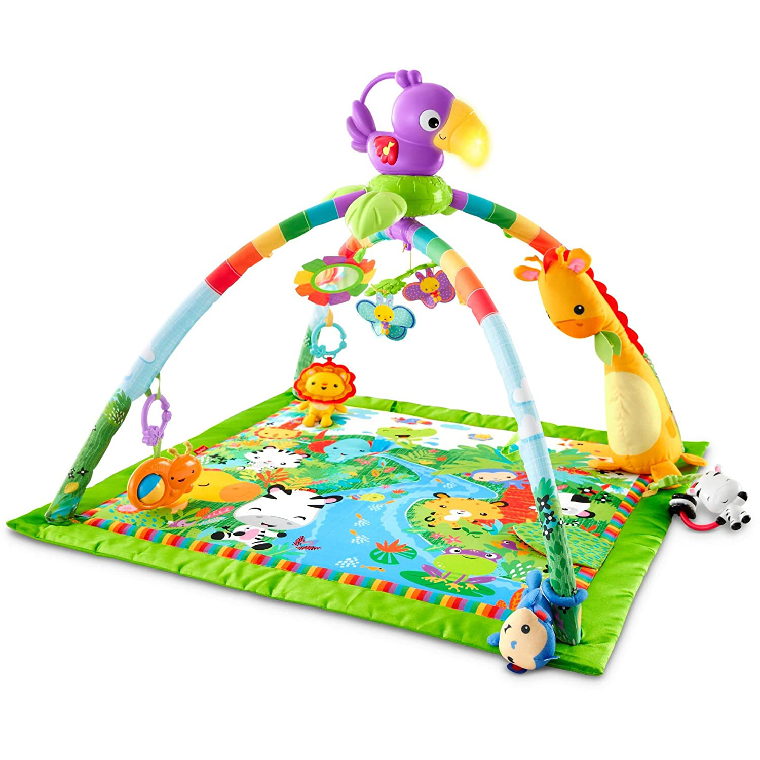Fisher-Price Rainforest Music & Lights Deluxe Gym [Amazon Exclusive]