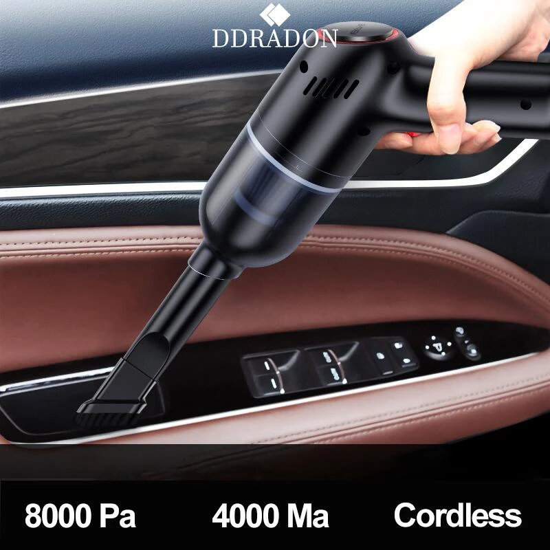 8000Pa Wireless Car Vacuum Cleaner with Built in Battery