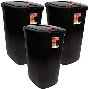 Rubbermaid Swing-Top Lid Recycling Bin for Home, Kitchen, and Bathroom, 12.5 Gallon, Gray
