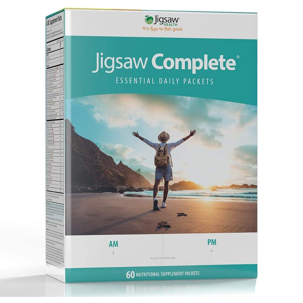 Jigsaw Health Complete Essential Multivitamin Supplement Daily Packets, 60 Count